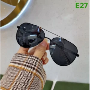 HK-27 KACAMATA GAYA MODEL PILOT FULL HITAM PRIA WANITA HARGA GROSIR