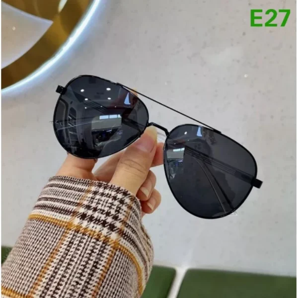 HK-27 KACAMATA GAYA MODEL PILOT FULL HITAM PRIA WANITA HARGA GROSIR