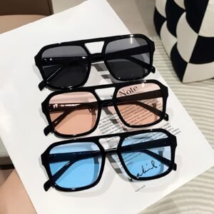 HK-W9 KACAMATA HITAM KOREA WANITA KACAMATA RETRO KLASIK FRAME BESAR HARGA GROSIR