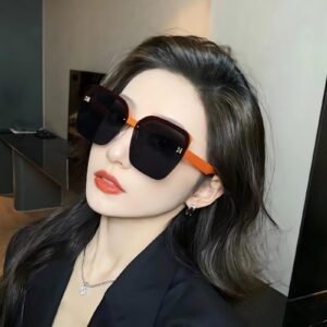 HK-MX9 KACAMATA HITAM SUNGLASSES TERBARU BINGKAI KOTAK OVERSIZED KACAMATA FASHION