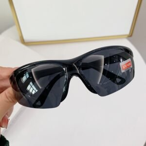 HK-W11 Kacamata Hitam Kacamata Motor Pelindung Angin Korea Vintage Retro Fashion Import Wanita Pria Optik Sunglass
