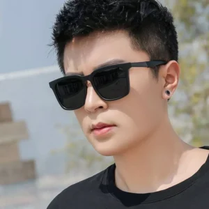 HK-MX15 Kacamata Hitam Pria Kotak Kacamata Pria Fashion Kacamata Sunglasses Anti UV Import