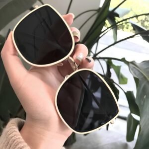 HK-MX4 Kacamata Hitam Titanium Women Sunglasses Kacamata Fashion