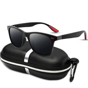 HK-PZ01 Kacamata Polarized Sports Sunglasses Men Women Driving Square Frame Eyewear Male Goggle UV400